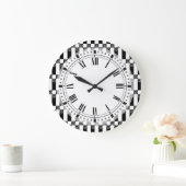 Art Deco Abstract / Vienna Secession Geometric Große Wanduhr (Zuhause)