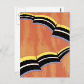 Art Deco Abstrakt (64) Postkarte (Vorne/Hinten)