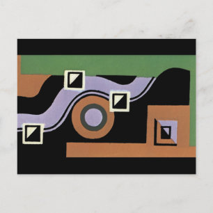 Art Deco Abstrakt (72) Postkarte