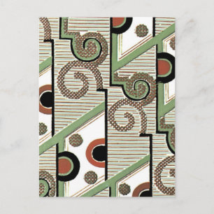 Art Deco Abstrakt (90) Postkarte