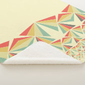 Art Deco abstrakt, Dreiecke, Pyramidenmuster Sherpadecke (3/4)