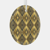 Art Deco: Abstrakt geometrischer Hintergrund Ornament Aus Glas (Vorderseite Rechts)