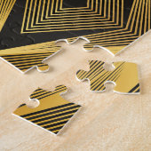 Art Deco: Abstrakt geometrischer Hintergrund Puzzle (Seite)
