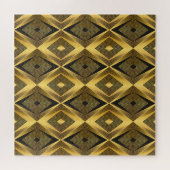 Art Deco: Abstrakt geometrischer Hintergrund Puzzle (Horizontal)