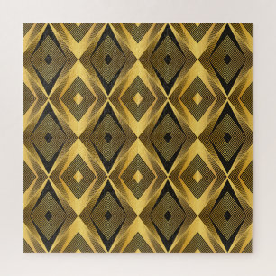 Art Deco: Abstrakt geometrischer Hintergrund Puzzle