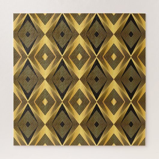 Art Deco: Abstrakt geometrischer Hintergrund Puzzle (Vertikal)