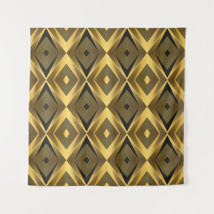 Art Deco: Abstrakt geometrischer Hintergrund Wandteppich