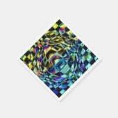 Art Deco - Abstrakte Diffusion Serviette (Ecke)