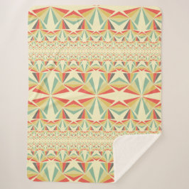 Art Deco abstrakte Dreiecke Sherpadecke