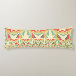 Art Deco Abstrakte Vintage Pyramiden Seitenschläferkissen