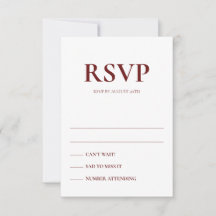 Art Deco Accents Wedding Response Cards
