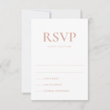 Art Deco Accents Wedding Response Cards
