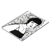 Art Deco Actor Notebook Notizblock (Linke Seite)