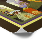 Art Deco Ad für Mavis Perfume aus den 20er Jahren Poster (Ecke)