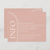 Art Deco Akzente Hochzeitskarten Einladung (Vorne/Hinten)