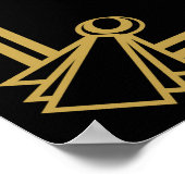 Art Deco Alles was Sie brauchen ist LIEBE und ein Poster (Ecke)