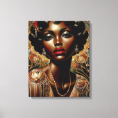 Art Deco American Portrait Leinwanddruck (Vorderseite)