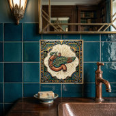 Art Deco Anatomical Pancreas Diabetes  Fliese