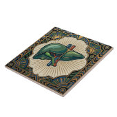 Art Deco Anatomische Leber Fliese (Seite)