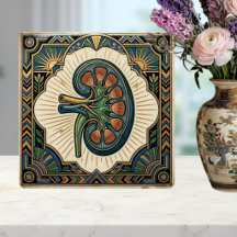 Art Deco Anatomische Niere Nephrologie