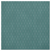 Art Deco Aquamarin Silver Diamond Fan Stoff (Muster)