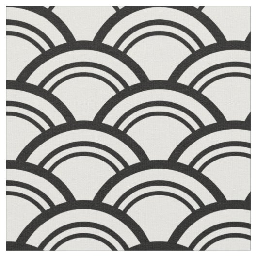 Art Deco Arches Fabric Stoff (Nahaufnahme)