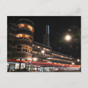 Art Deco Architektur Ästhetik Indonesien Reise Postkarte
