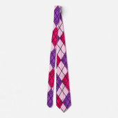 Art Deco Argyle Neck Tie Krawatte (Rückseite)