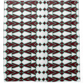 Art Deco Arrows Duschvorhang (Vorderseite)