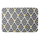 Art Deco Arrows Pattern Badematte (Vorderseite)