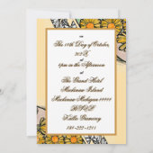 Art Deco Art Nouveau Frische Pasta machen Einladung (Rückseite)