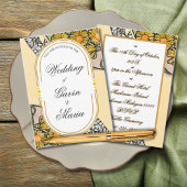 Art Deco Art Nouveau Frische Pasta machen Einladung