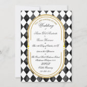 Art Deco Art Nouveau Frische Pasta machen Einladung (Vorderseite)