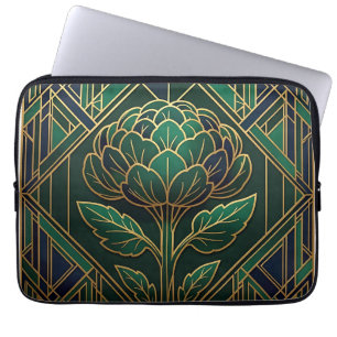 Art Deco Artischocke Laptopschutzhülle