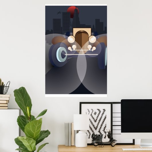 Art Deco Artwork Poster 1e (Heimbüro)