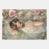 Art Deco Ästhetik Schweres Gewicht Decoupage Geschenkpapier Set (Vorderseite)