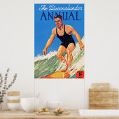 Art Deco AU Reiseplakat 3 Poster (Küche)