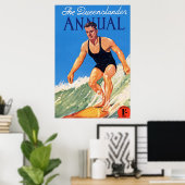Art Deco AU Reiseplakat 3 Poster (Heimbüro)