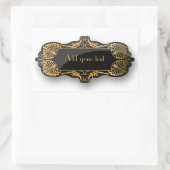 Art déco Aufkleber (Tasche)