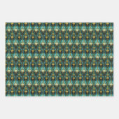 Art-Deco-Auswahl Geschenkpapier Set (Vorderseite 2)