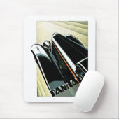 Art Deco Automobil Mousepad (Mit Mouse)
