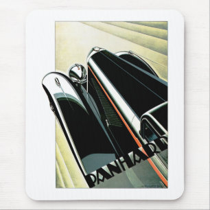 Art Deco Automobil Mousepad