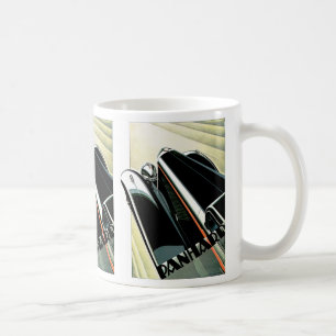 Art Deco Automobile Kaffeetasse