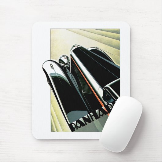 Art Deco Automobile Mousepad (Mit Mouse)