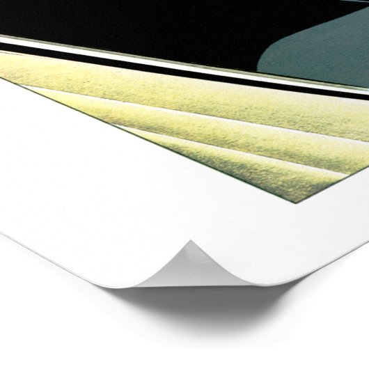 Art Deco Automobile Poster (Ecke)