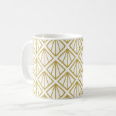 Art deco background. art, deco, pattern, vintage, kaffeetasse (Vorderseite Links)