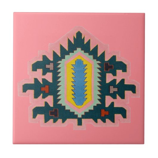 Art Deco Backsplash Fliese (Vorderseite)