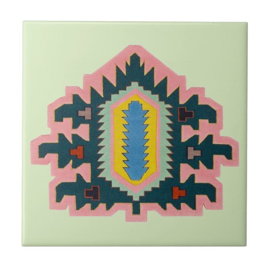 Art Deco Backsplash Fliese (Vorderseite)