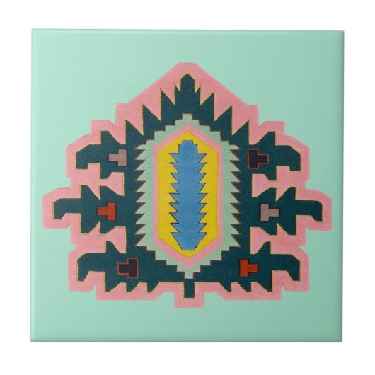 Art Deco Backsplash Fliese (Vorderseite)