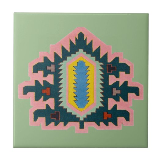 Art Deco Backsplash Fliese (Vorderseite)